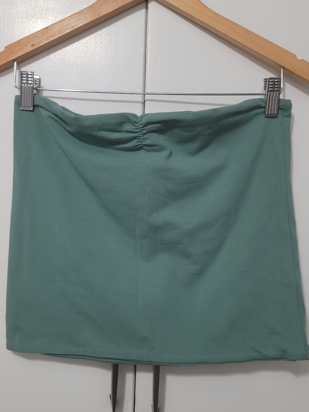 Topshop Mint Green Strappless Top